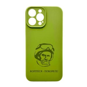 Чохол SILICONE COVER PATRIOT "ТАРАС" iPhone 11 (зелений)