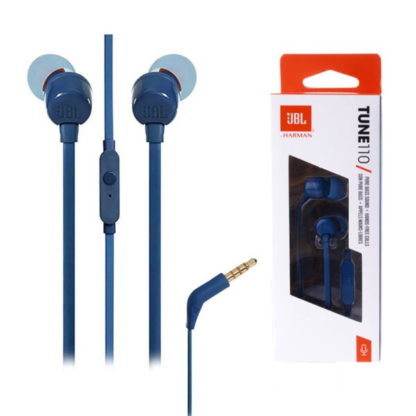 Навушники провідні JBL TUNE 110 (сині)