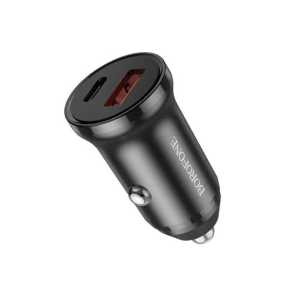 Автомобільний зарядний пристрій BOROFONE BZ18A 20W (чорний)