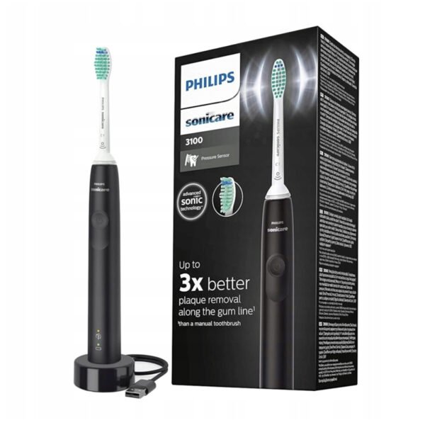 Зубна щітка PHILIPS SONICARE 3100 HX3671/14 (чорна)