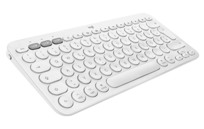 Клавіатура бездротова LOGITECH MULTI-DEVICE K380 UKR/ENG (біла)