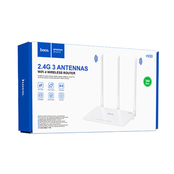 Маршрутизатор HOCO HI30 300Mbps WIFI4 (білий)