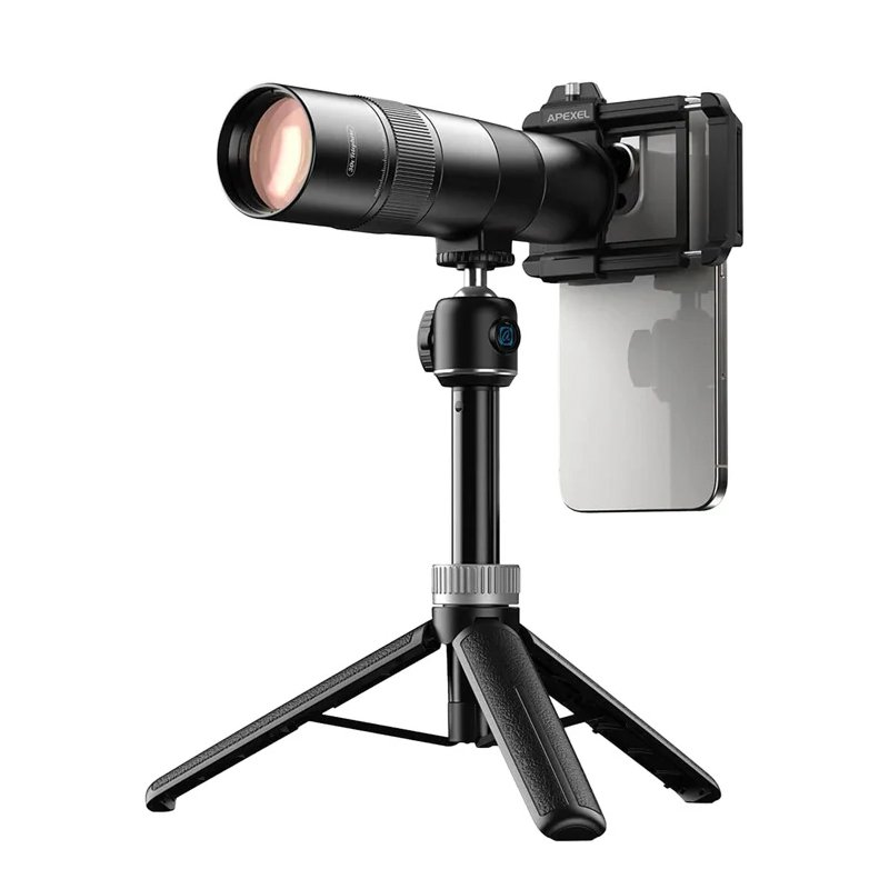Телефото об'єктив для смартфона APEXEL APL-T30XJJ028 зі штативом TeleCular 3