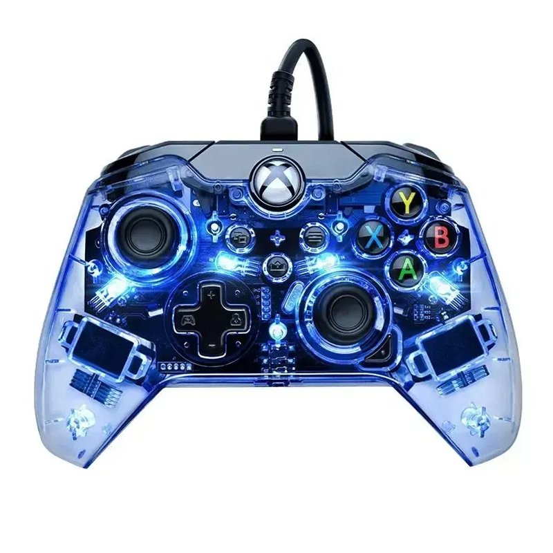 Дротовий джойстик XBOX PDP AFTERGLOW (прозорий)