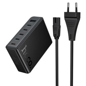 Мережевий зарядний пристрій HOCO C150A GaN 45W (чорний)