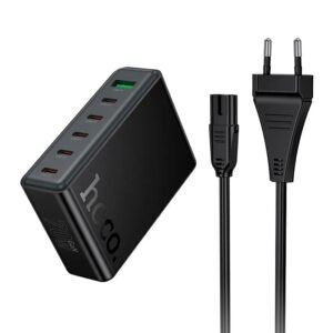 Мережевий зарядний пристрій HOCO C152A GaN 70W (чорний)