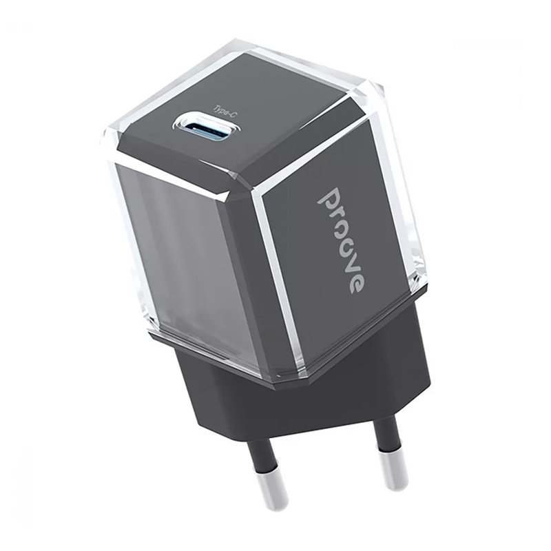 Мережевий зарядний пристрій PROOVE PURE GaN 30W Type-C (чорний)