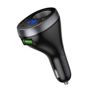 Автомобільний зарядний пристрій HOCO Z61A 60W (чорний)