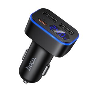 Автомобільний зарядний пристрій HOCO Z63A 42W (чорний)