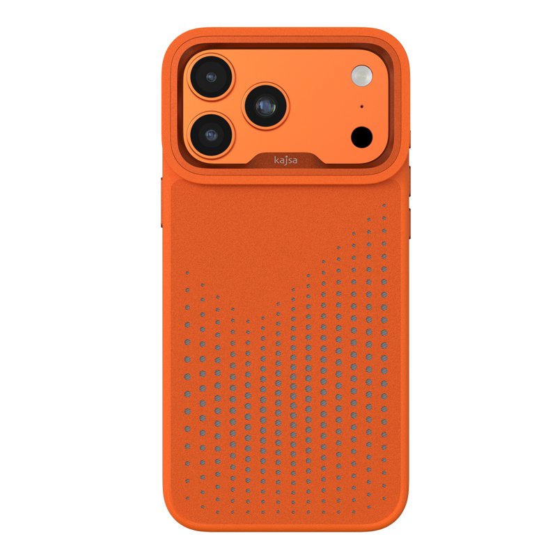 Чохол KAJSA SPLENDID COLLECTION CIRCLE CASE iPhone 17 Pro Max (помаранчевий)