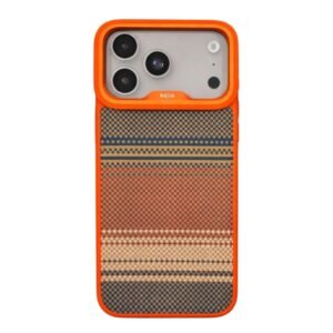 Чохол KAJSA RESORT COLLECTION GRADIENT STRIPE PATTERN CASE iPhone 17 Pro Max (помаранчевий)