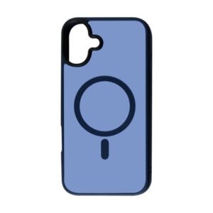 Чохол FIBRA METAL BUTTONS with MagSafe iPhone 16 (синій)