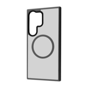 Чохол FIBRA METAL BUTTONS with MagSafe Samsung S25 Ultra (сірий)