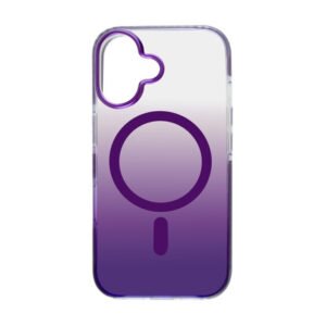 Чохол FIBRA SHOCK-PROOF with MagSafe iPhone 16 (фіолетовий)