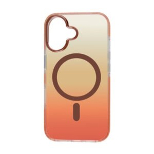Чохол FIBRA SHOCK-PROOF with MagSafe iPhone 16 (помаранчевий)