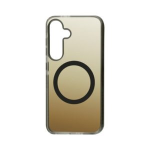 Чохол FIBRA SHOCK-PROOF with MagSafe Samsung S25 (коричневий)