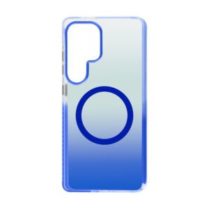 Чохол FIBRA SHOCK-PROOF with MagSafe Samsung S25 Ultra (синій)