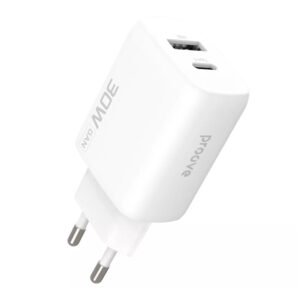 Мережевий зарядний пристрій PROOVE SILICONE POWER 2 30W (білий)