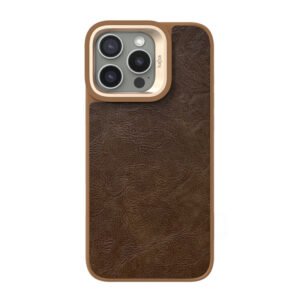Чохол KAJSA CRAZY HORSE CASE iPhone 16 Pro Max (коричневий)