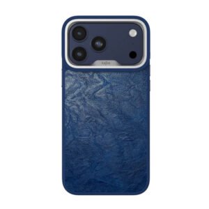 Чохол KAJSA CRAZY HORSE CASE iPhone 17 Pro Max (синій)