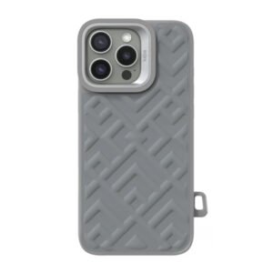 Чохол KAJSA BRIQUETTE COLLECTION RHOMBUS CASE для iPhone 16 Pro Max (сірий)