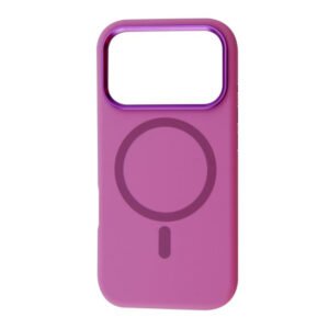 Чохол FIBRA SILICONE OMNIMAG для iPhone 17 Pro Max (фіолетовий)