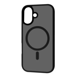 Чохол FIBRA METAL BUTTONS with MagSafe iPhone 17 (чорний)