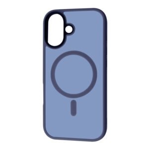 Чохол FIBRA METAL BUTTONS with MagSafe iPhone 17 (синій)